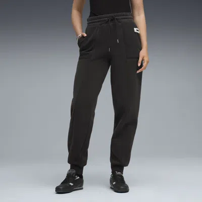 Puma Her High-waist Sweatpants Women In Black