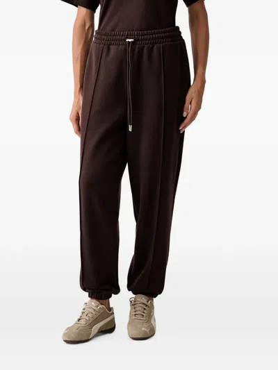 Puma Her Pintuck Track Pants In Brown