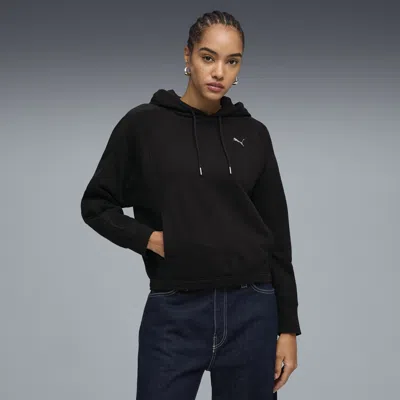 Puma Her Women's Oversized Hoodie In Black