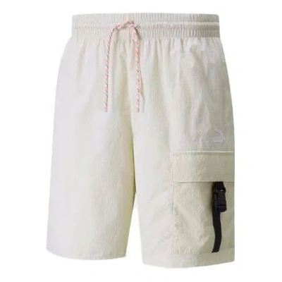 Puma Hill Camp Cargo Shorts 'white' In Neutral