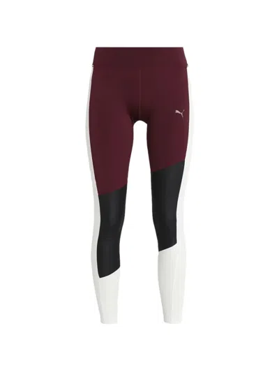 Puma Holiday Colour-block 7/8 Tight Leggings In Multi