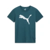 Puma Holiday Metallic Women's T-shirt In Cold Green
