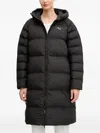 Puma Hooded Padded Jacket In Black