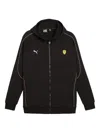 Puma Hooded Race Sweatshirt In Black