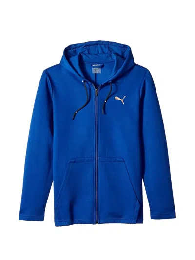 Puma Hooded Zip-up Track Jacket In Blue