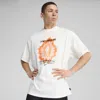 Puma Hoop Dreamz Oversized T-shirt In White