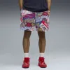 Puma Hooperhotline Aop 7" Shorts Men In Multi