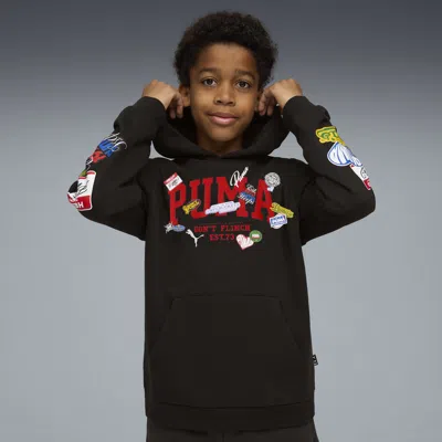 Puma Kids' Hooperhotline Hoodie Youth In Black