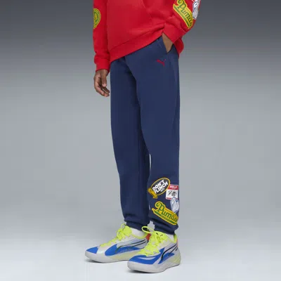 Puma Kids' Hooperhotline Sweatpants Youth In Blue