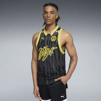 Puma Hoops X Bvb Basketball Jersey Men In Black