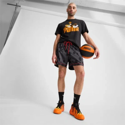 Puma Hoops X Cheetos® Men's Mesh Basketball Shorts In Black