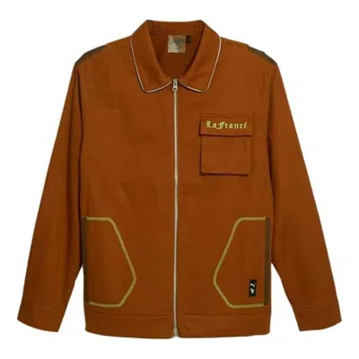 Puma Hoops X Lafranc Work Jacket 'tan' In Brown