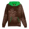 Puma Hoops X Lafrance Hoodie 'brown Green' In Multi
