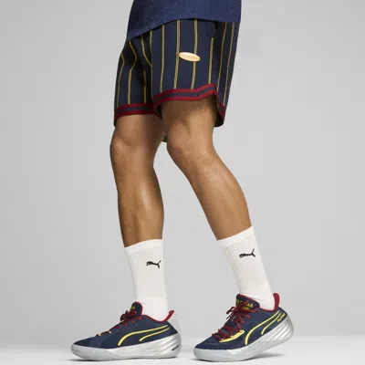 Puma Hoops X Polar Express Short In Blue