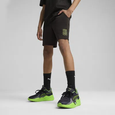 Puma Hoops X Tmnt Big Kids' Relaxed Shorts In Black