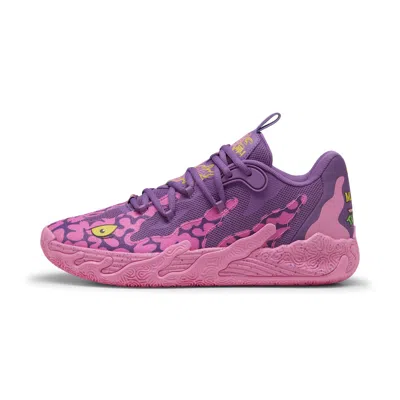 Puma Hoops X Tmnt Mb.03 Lo Krang Basketball Shoes Unisex In Purple