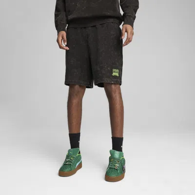 Puma X Tmnt Men's Relaxed 7" Shorts In Black
