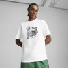 Puma Mens  X Tmnt Relaxed Graphic T-shirt In White