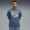 Puma Hooptopia Fhwl T-shirt Men In Blue