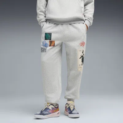 Puma Hooptopia Graphic Sweat Men In Neutral