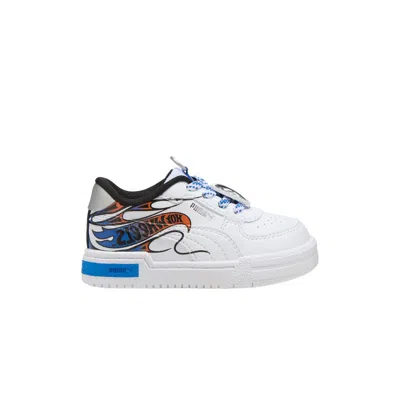 Pre-owned Puma Hot Wheels X Ca Pro Toddler 'white Team Royal' | Infant Size 4