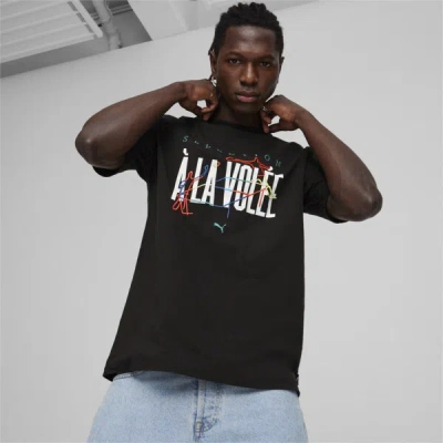 Puma House Of Graphics À La Volée Men's T-shirt In Black