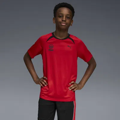 Puma House Of Graphics Big Kids' Graphic T-shirt In Red