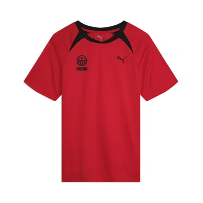 Puma House Of Graphics Little Kids' Graphic T-shirt In Red