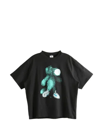 Puma House Of Graphics Print-detail T-shirt In Black