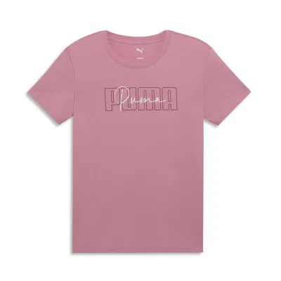 Puma House Of Graphics Women's Tee In Pink