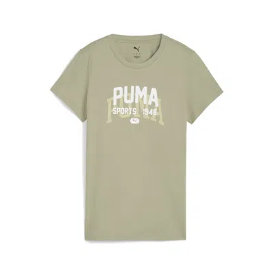 Puma House Of Graphics Women's Tee In Green