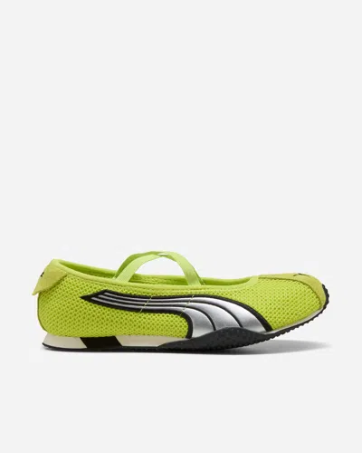 Puma H-street Elasticated-straps Ballet Flats In Green