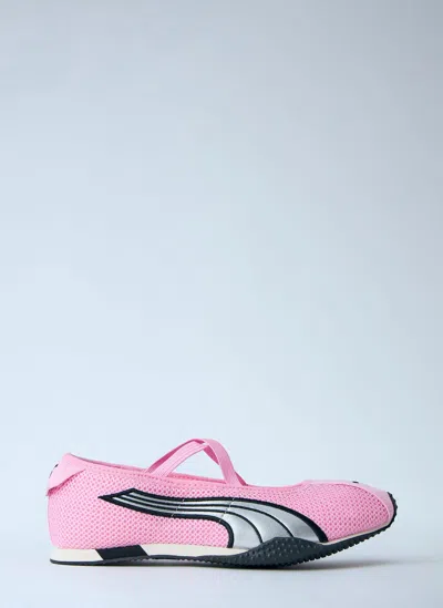 Puma H-street Cross-straps Ballet Sneakers In Pink