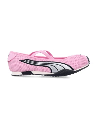 Puma H-street Cross-straps Ballet Sneakers In Pink