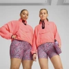 Puma Hypernatural Women's Woven Half-zip Jacket In Sunset Glow