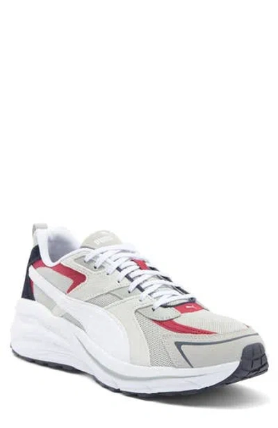Puma Hypnotic Sneaker In Feather Gray- White
