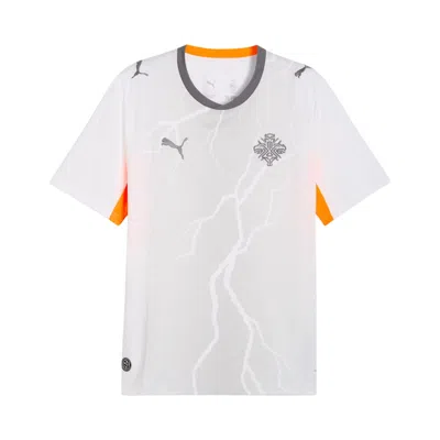 Pre-owned Puma Iceland 2026 Away Kit ' White-cool Dark Gray' | Men's Size L