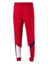 Puma Iconic Mcs Colour-block Track Pants In Red