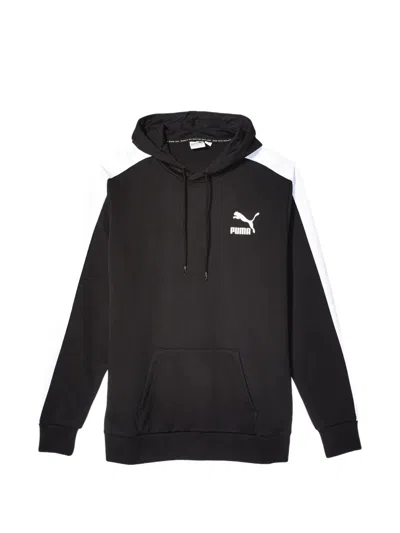 Puma Iconic T7 Hoodie In Black