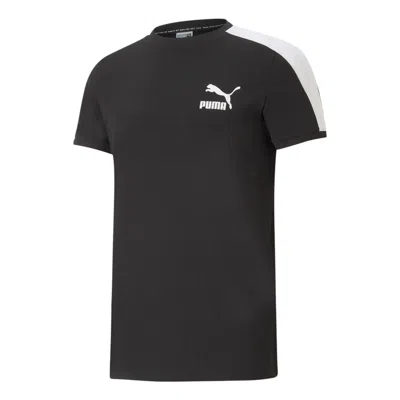 Puma Iconic T7 Tee In Black