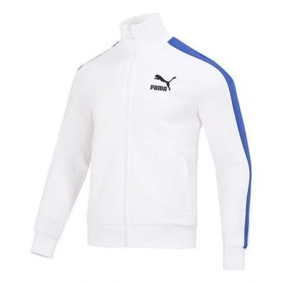 Puma Iconic T7 Track Jacket 'white' In Multi