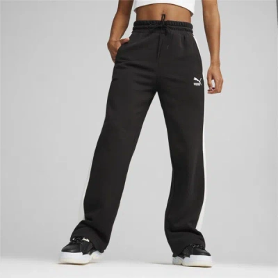 Puma Iconic T7 Women's Straight Pants In Black