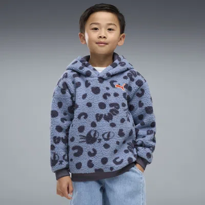 Puma Imaginary Friend Little Kids' Relaxed Hoodie In Blue
