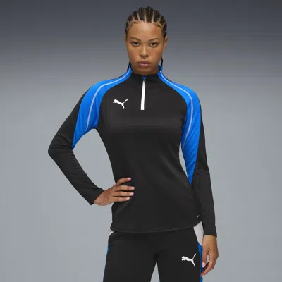 Puma Individualblaze Quarter-zip Women's Soccer Top In Black