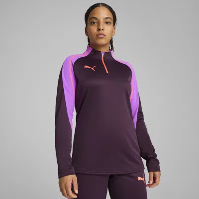 Puma Individualblaze Quarter-zip Women's Soccer Top In Purple
