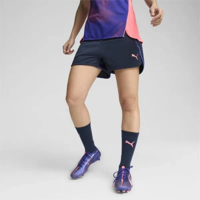 Puma Individualblaze Women's Shorts In Club Navy-lapis Lazuli