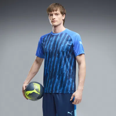 Puma Individualliga Men's Graphic Soccer Jersey In Blue