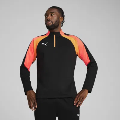 Puma Individualliga Quarter-zip Top Men In Black