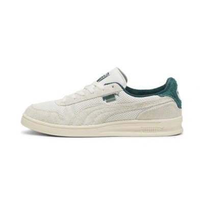 Puma Indoor Mesh Sneakers In Warm White-dark Myrtle