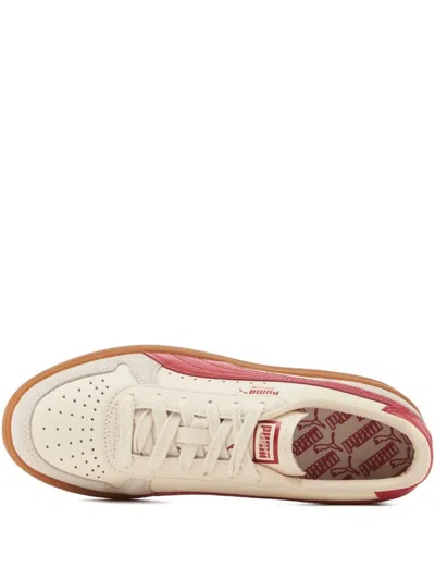 Puma Indoor Og "frosted Ivory Club Red" In White